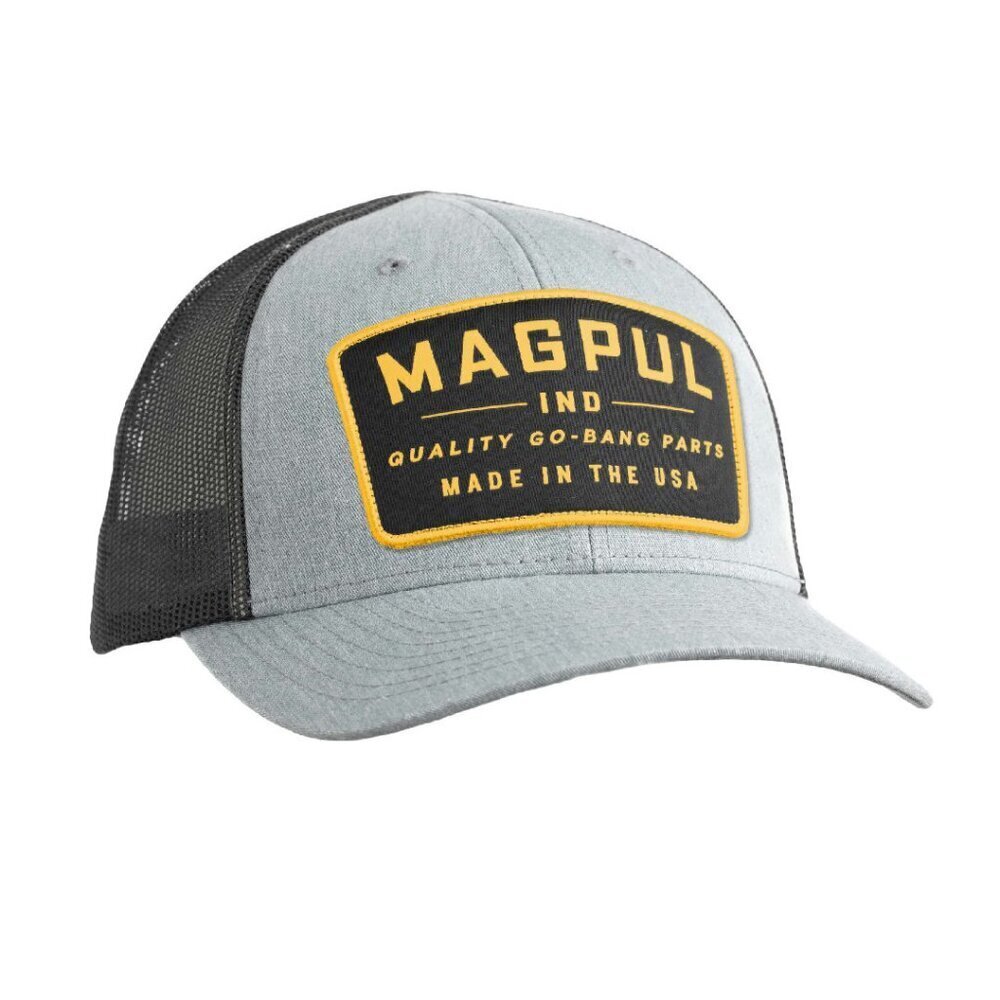 Structured Snapback Trucker Hat, Mesh Back, Adjustable Fit